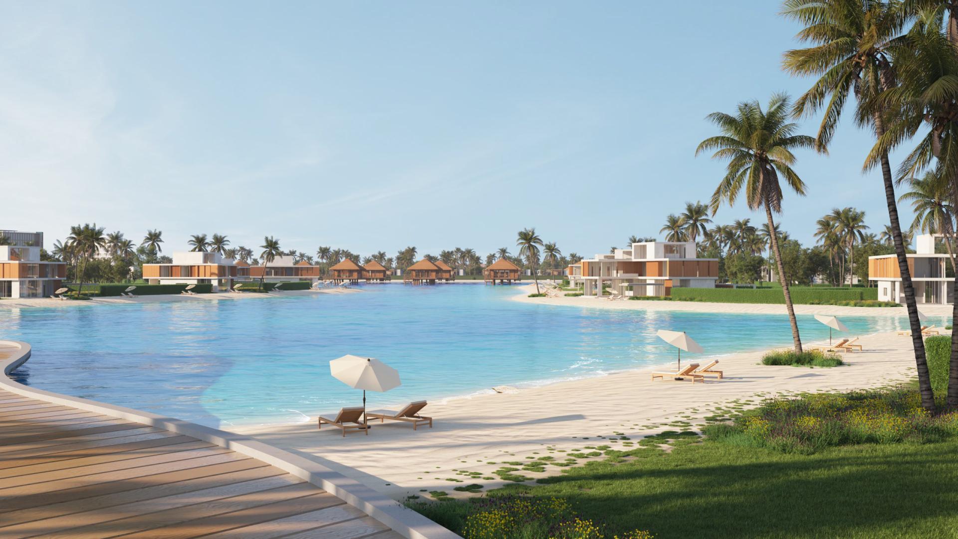 Aerial view of Mega Mansion Plot, Arabian Hills Estate, featuring modern architecture and greenery