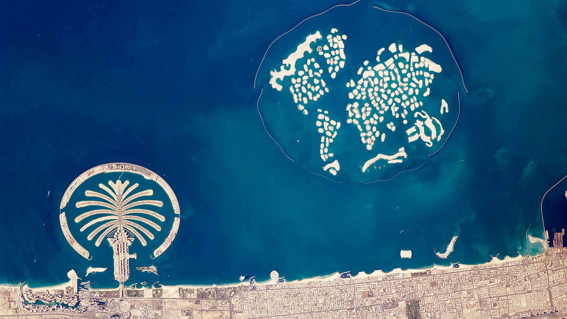 Aerial view of Brasilia Island, The World Islands, Dubai, exclusive investment property for sale
