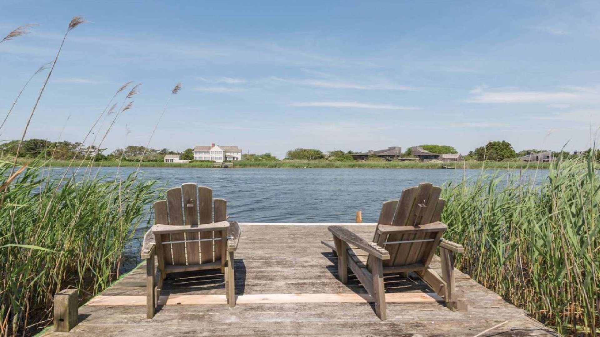 Double waterfront plot for sale in Bridgehampton, Hamptons, New York with stunning views