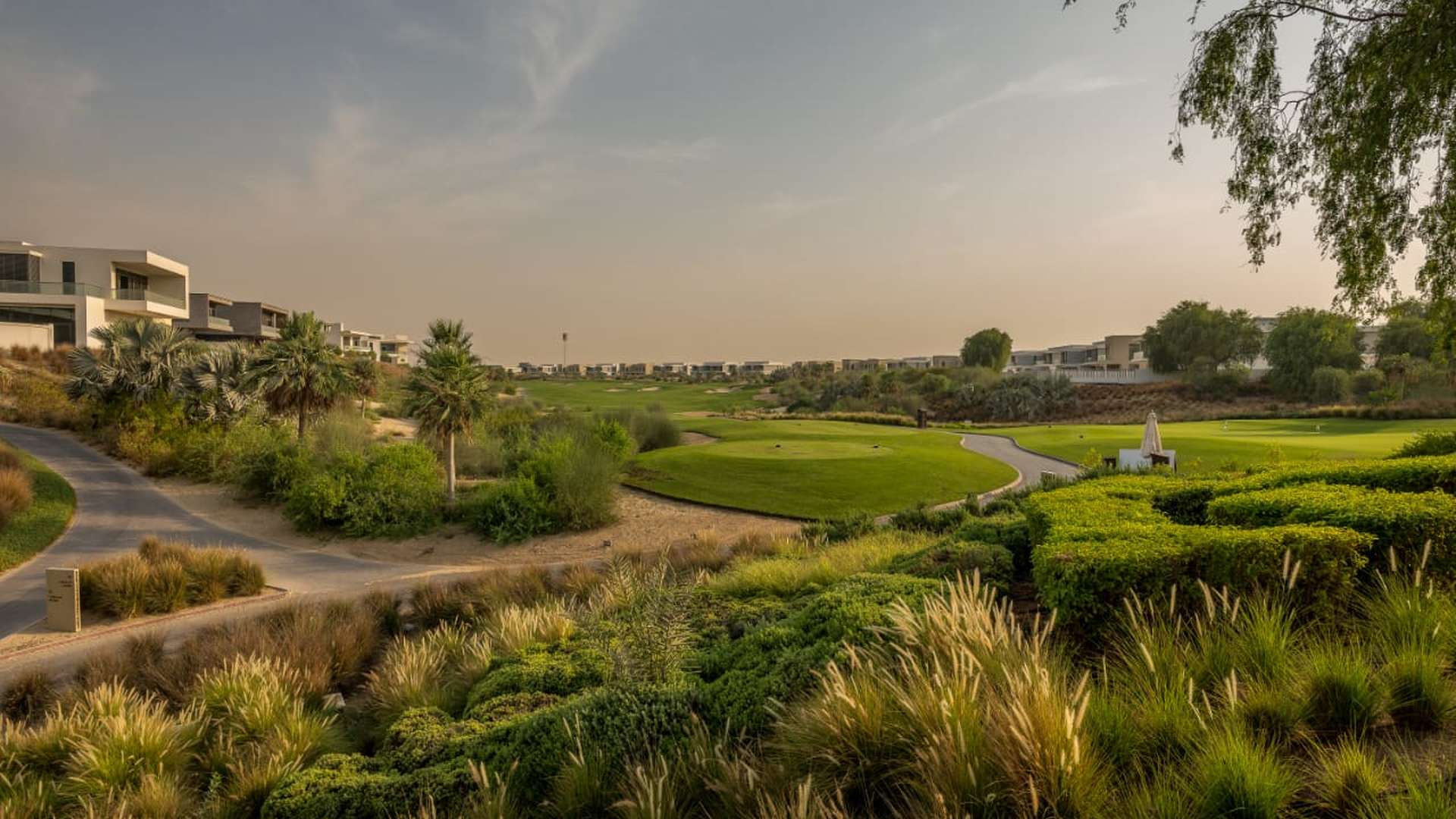 Residential land in Dubai Hills Estate, Emerald Hills, lush greenery and pathways, for sale
