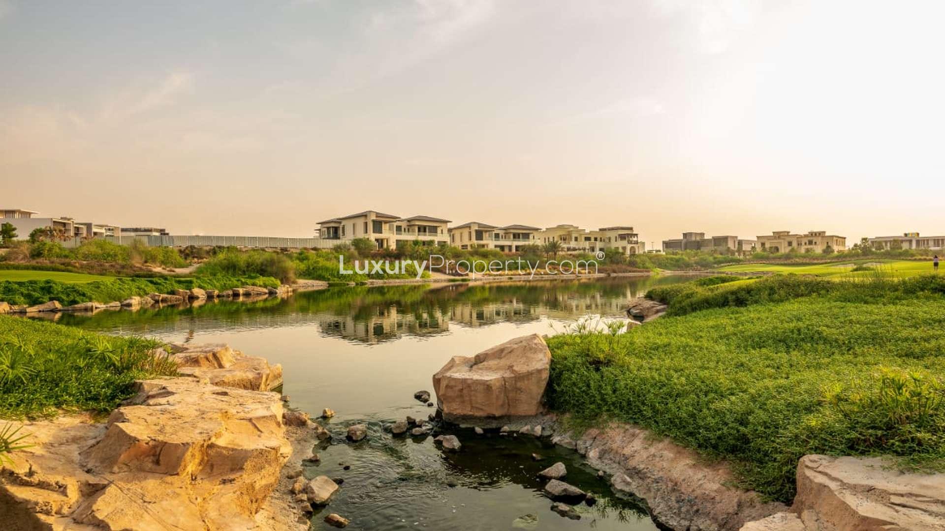 Incredible residential plot in Dubai Hills Estate, Emerald Hills, lush greenery and scenic views