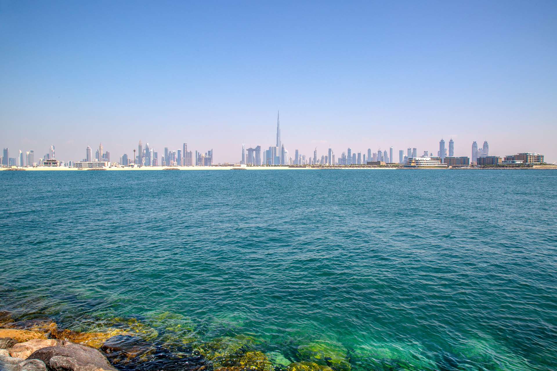 Ultra-luxury studio in Jumeirah Bay Island, Dubai, with stunning skyline and ocean views
