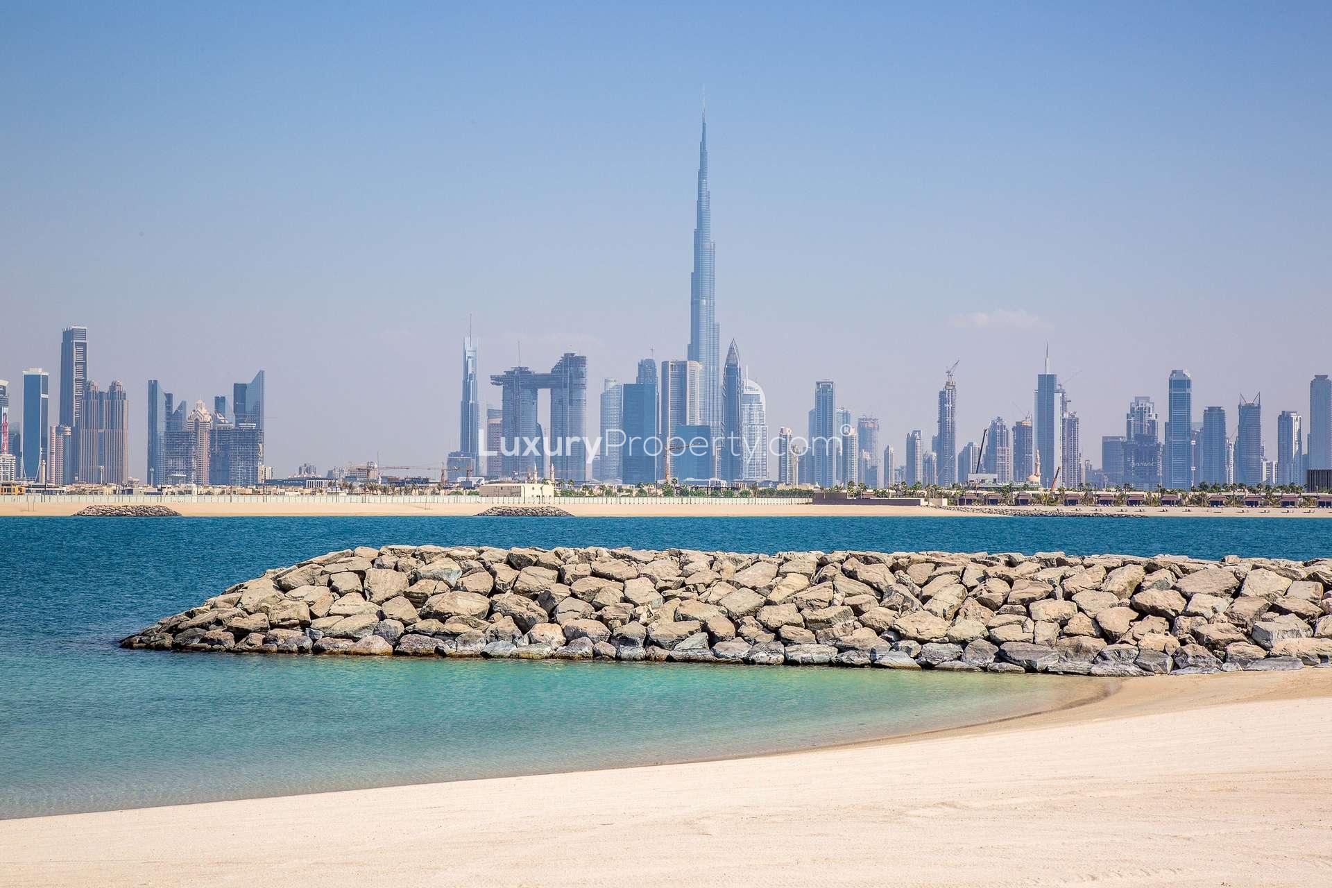 Exclusive 24,000 Sq Ft plot for sale on Jumeirah Bay Island with sea view