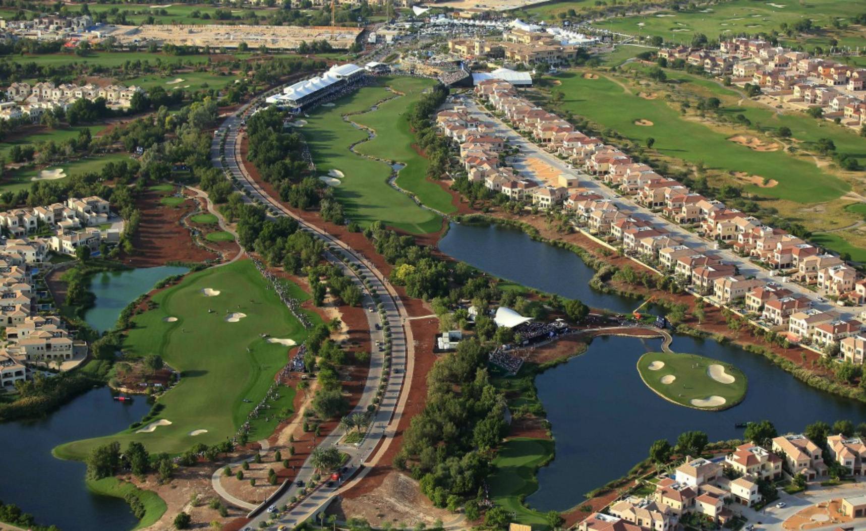 Prime residential plot view at Wildflower, Jumeirah Golf Estates, Earth community, for sale