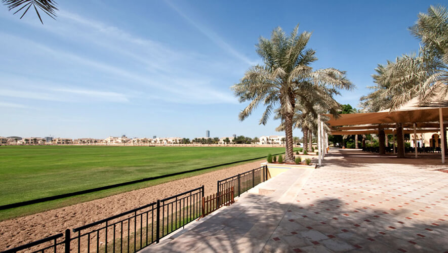 Luxury pool view at Aseel Villas, Arabian Ranches, residential villa for sale