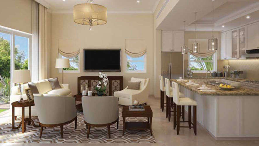 Aseel Villas in Arabian Ranches, luxury residential villa for sale, scenic view