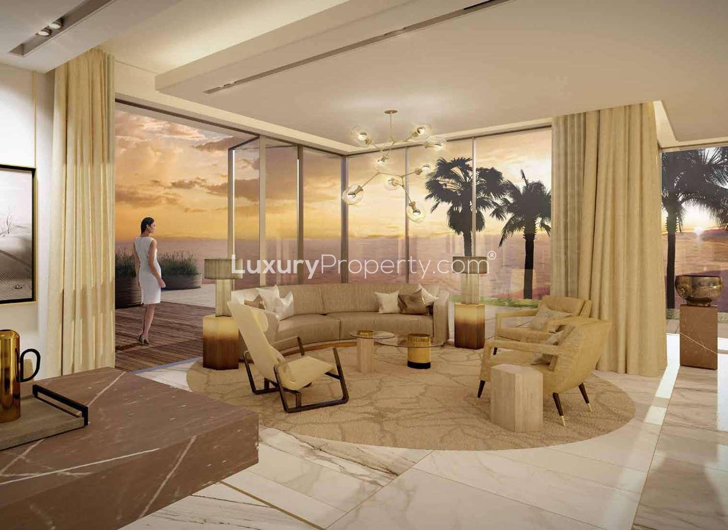 Luxury kitchen and dining area in Ellington The Palm villa, Palm Jumeirah