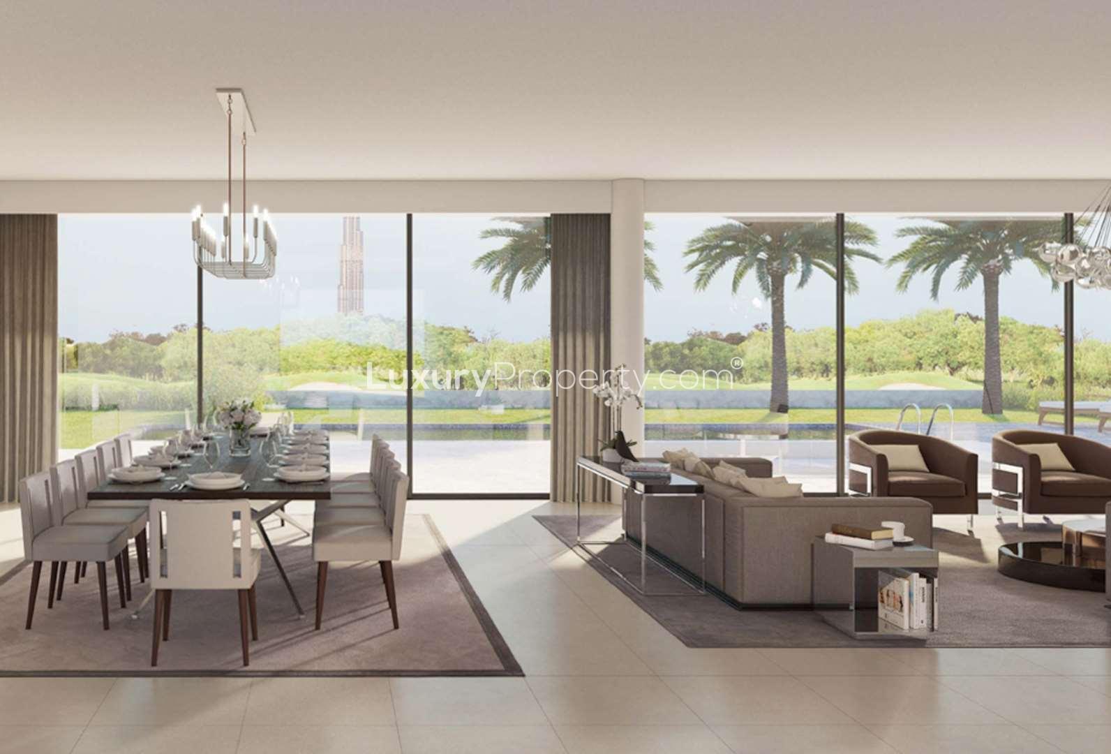 Luxurious studio villa with city skyline view, Fairway Vistas, Dubai Hills Estate