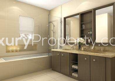 Modern studio villa living room in Mira Oasis, Reem community, featuring elegant furnishings