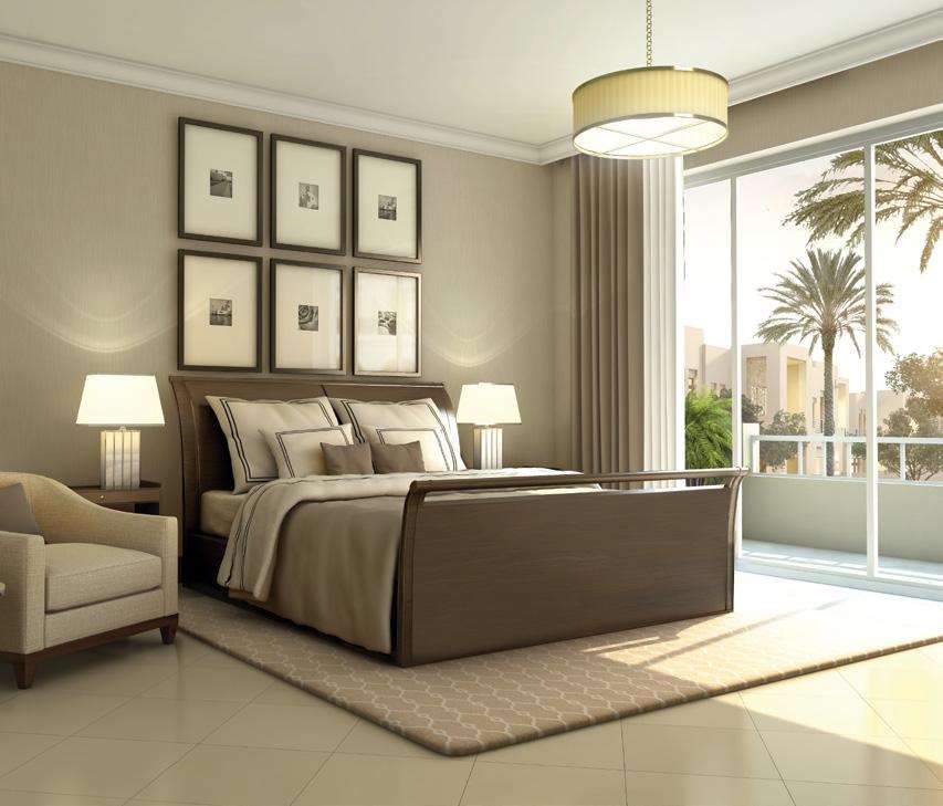 Modern bathroom in Mira Oasis villa, featuring elegant cabinetry and spacious shower area