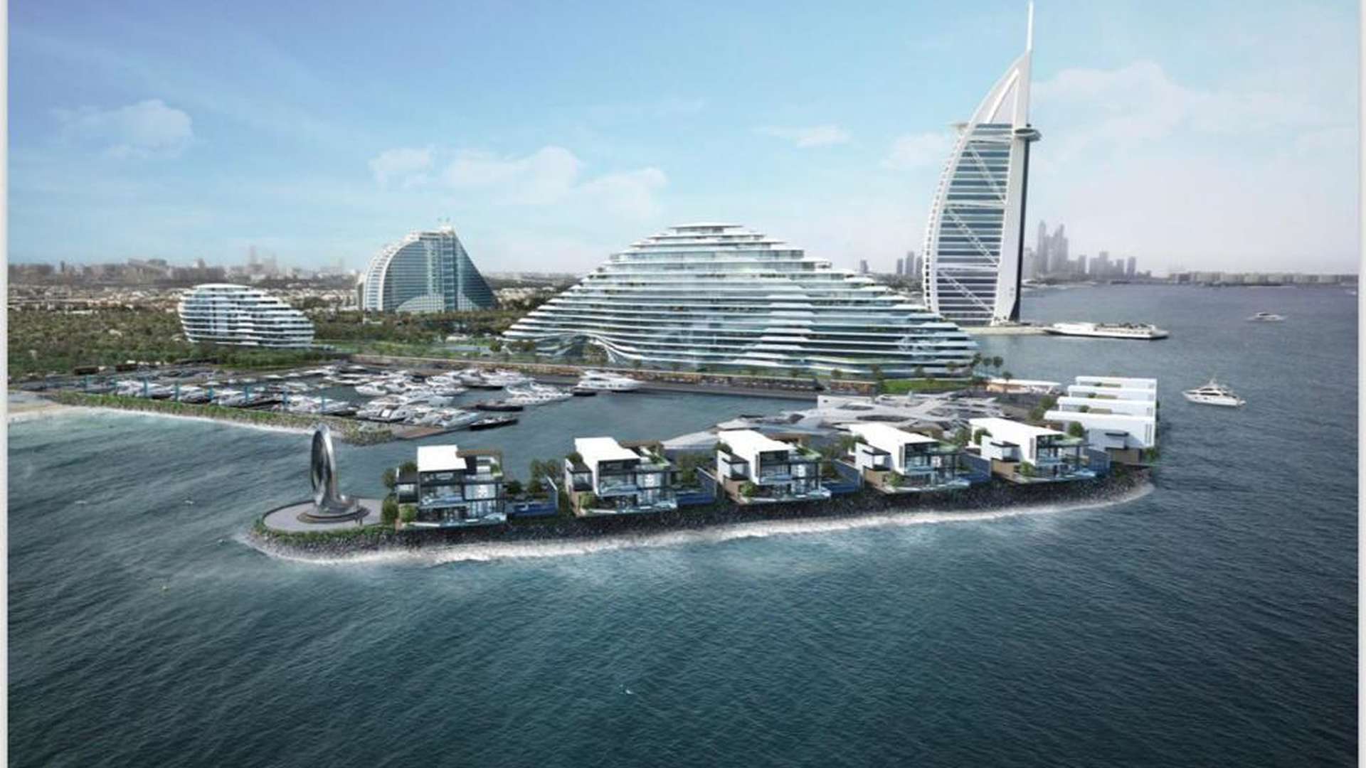 Premium waterfront villa at Marsa Al Arab Quay Wall with stunning sea views and yachts