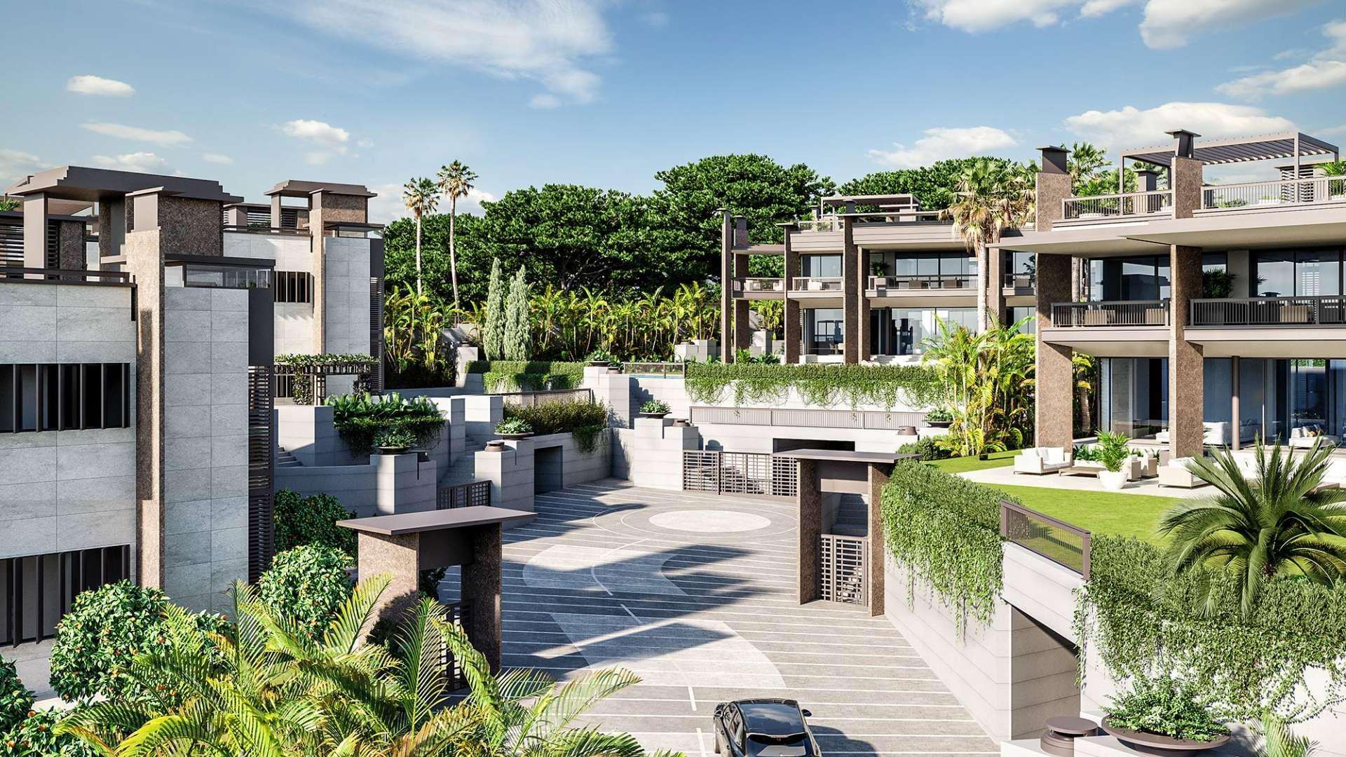 Luxury villa in Puerto Banus with private pool, garden, modern design, Marbella