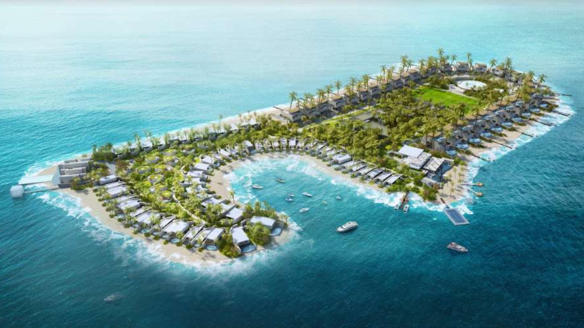 Luxury villa with pool on Zuha Island, The World Islands, for sale